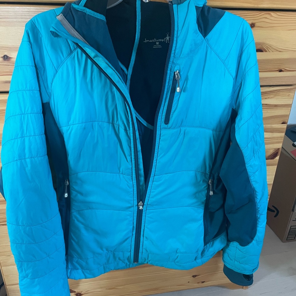 Medium teal/blue Smartwool jacket